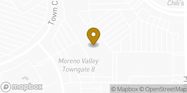 Map showing the location of Planet Fitness in Moreno Valley, CA 92553