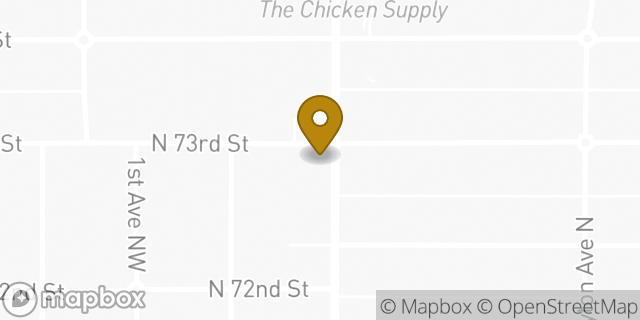 Map showing the location of Amazon Locker - Evan in Seattle, WA 98103