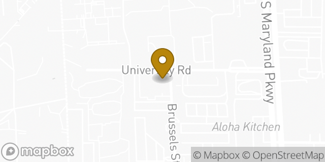 Map showing the location of The Church of Jesus Christ of Latter-day Saints in Las Vegas, NV 89119