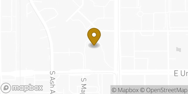 Map showing the location of Starbucks in Tempe, AZ 85281