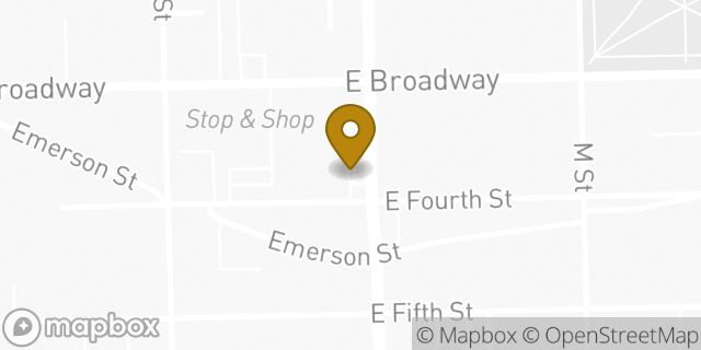 Map showing the location of Dunkin Donuts in Boston, MA 02127
