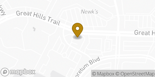 Map showing the location of Amazon Locker - Graupel in Austin, TX 78759