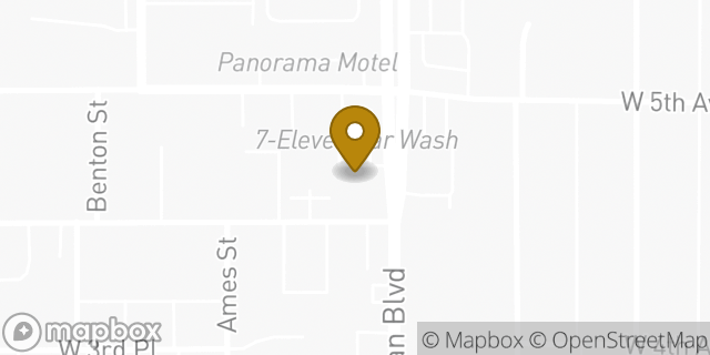 Map showing the location of 7-Eleven in Lakewood, CO 80226