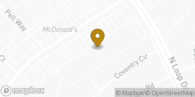 Map showing the location of Amazon Locker - Tranquility in El Paso, TX 79907
