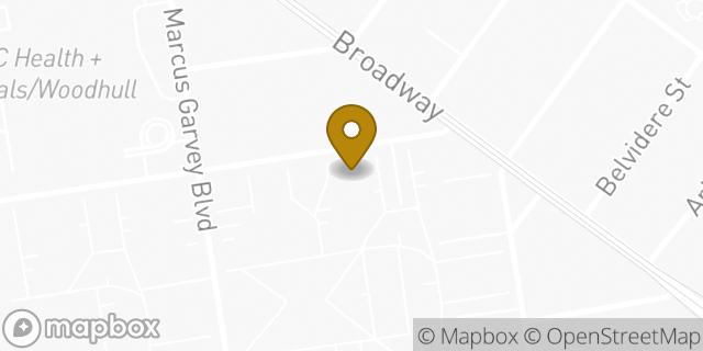 Map showing the location of Amazon Locker - Myrna in Brooklyn, NY 11206