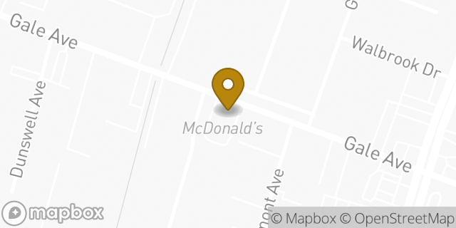 Map showing the location of McDonald's in Hacienda Heights, CA 91745