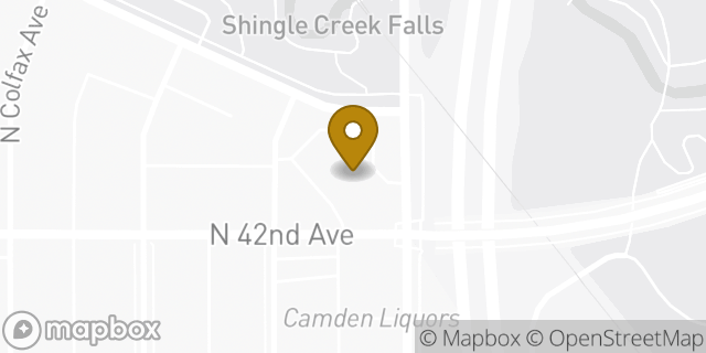 Map showing the location of Subway in Minneapolis, MN 55412