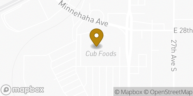 Map showing the location of Coinme in Minneapolis, MN 55406