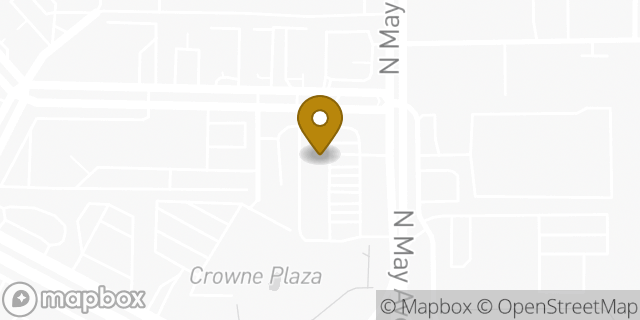 Map showing the location of Amazon Locker - Endorsement in Oklahoma City, OK 73112