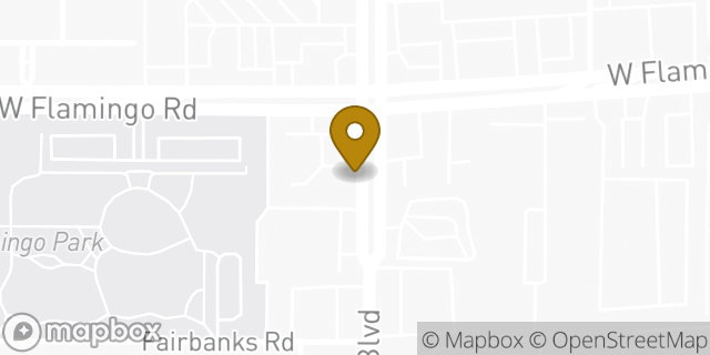 Map showing the location of Subway in Las Vegas, NV 89103