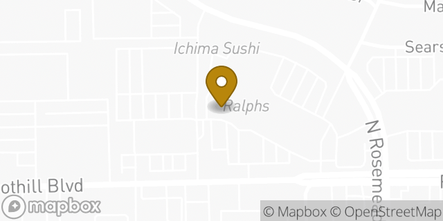 Map showing the location of The UPS Store in Pasadena, CA 91107
