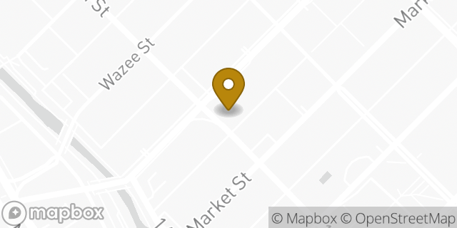 Map showing the location of Patagonia Denver in Denver, CO 80202