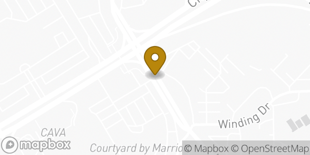 Map showing the location of Philadelphia - Courtyard Marriott HLE in Philadelphia, PA 19131