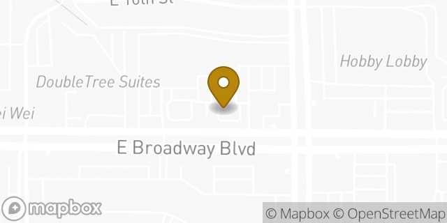 Map showing the location of Chipotle Mexican Grill in Tucson, AZ 85711