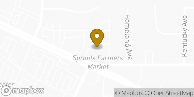 Map showing the location of Sprouts Farmers Market in Whittier, CA 90603