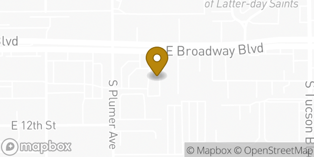 Map showing the location of Sonic Drive In in Tucson, AZ 85719