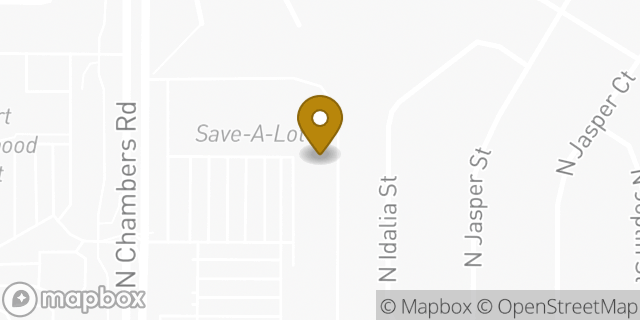 Map showing the location of Budget Truck Rental in Denver, CO 80239