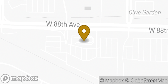 Map showing the location of McDonald's in Westminster, CO 80031