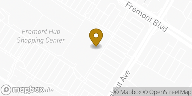 Map showing the location of Target Grocery in Fremont, CA 94538