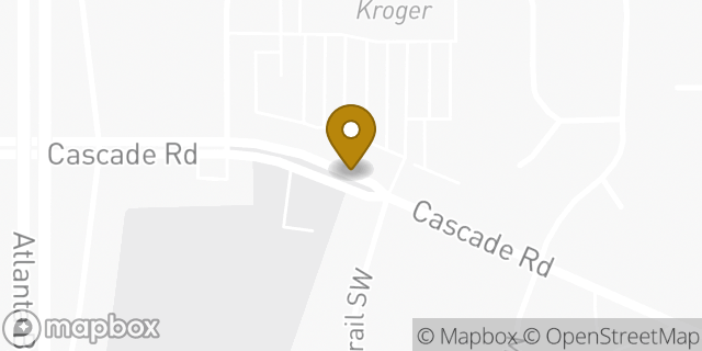 Map showing the location of ATM Kroger in Atlanta, GA 30311