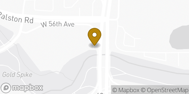 Map showing the location of Hertz in Arvada, CO 80002