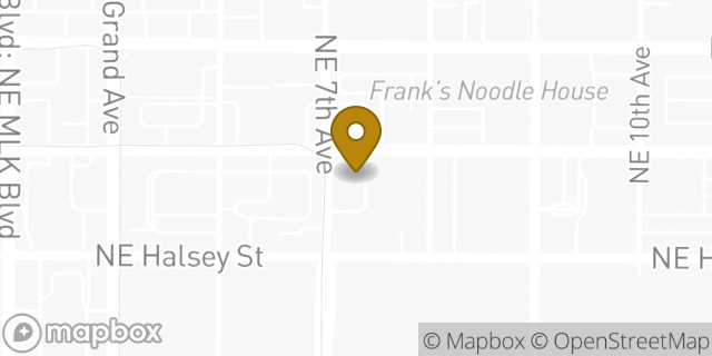 Map showing the location of Chipotle Mexican Grill in Portland, OR 97232