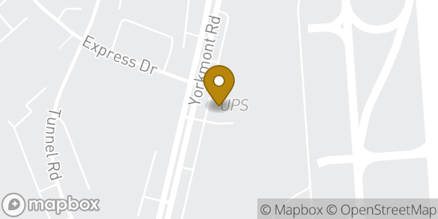 Map showing the location of UPS Drop Box in Charlotte, NC 28208
