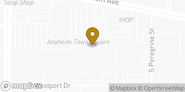 Map showing the location of Target in Anaheim, CA 92806