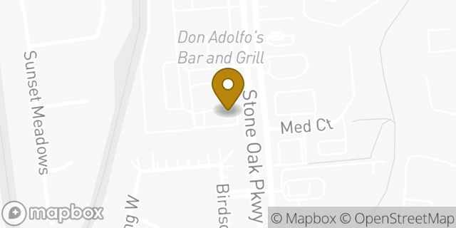 Map showing the location of Sonic Drive In in San Antonio, TX 78258