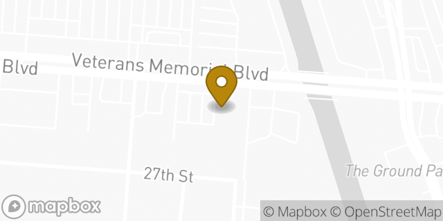 Map showing the location of The UPS Store in Metairie, LA 70003