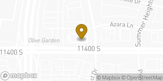 Map showing the location of McDonald's in South Jordan, UT 84095