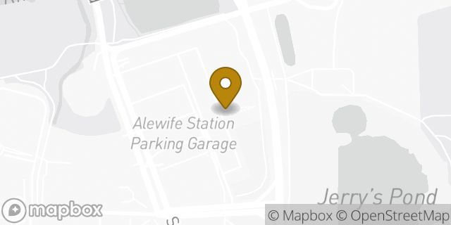 Map showing the location of Dunkin' in Cambridge, MA 02140