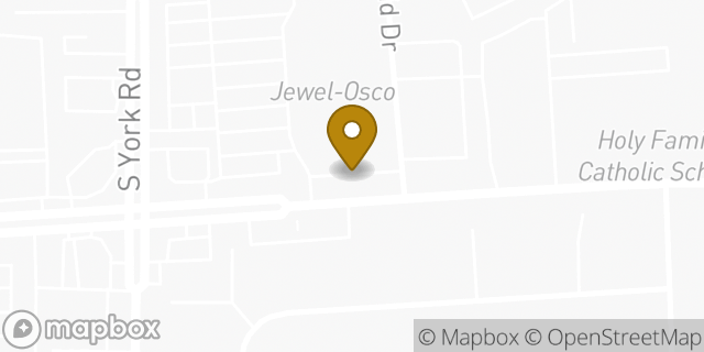 Map showing the location of Starbucks in Bensenville, IL 60106