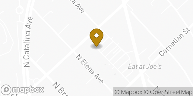 Map showing the location of The UPS Store in Redondo Beach, CA 90277