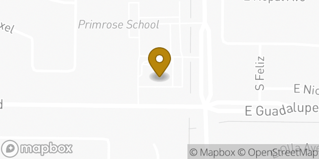 Map showing the location of CVS Pharmacy in Mesa, AZ 85212