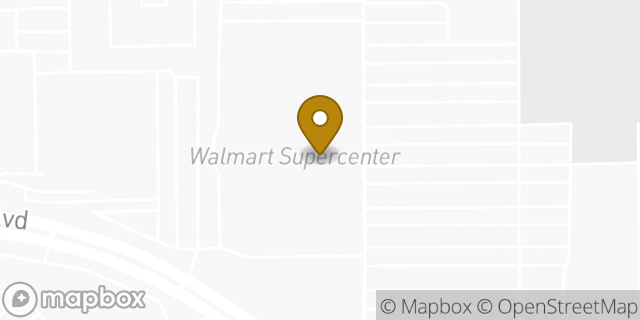 Map showing the location of Walmart in North Las Vegas, NV 89032