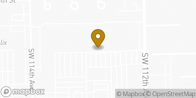 Map showing the location of Amazon Locker - Huny in Miami, FL 33165