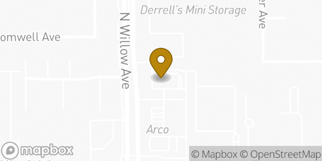Map showing the location of Willow in Clovis, CA 93611