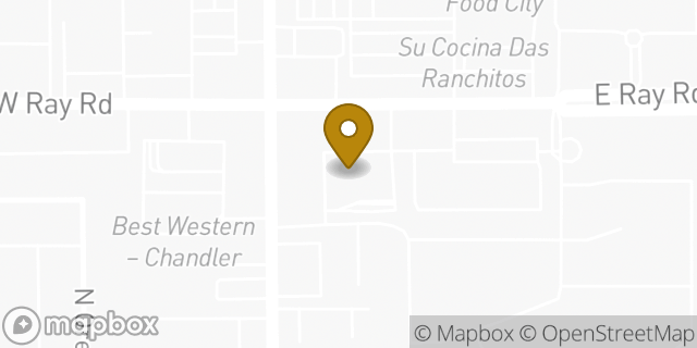 Map showing the location of Walgreens in Chandler, AZ 85225
