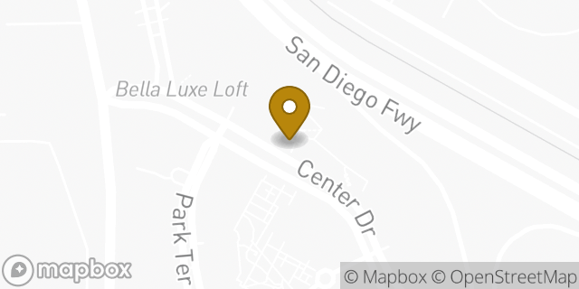 Map showing the location of Starbucks in Los Angeles, CA 90045