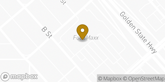 Map showing the location of Amazon Locker - Sin in Fresno, CA 93706