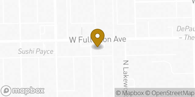 Map showing the location of The UPS Store in Chicago, IL 60614