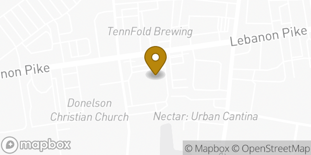 Map showing the location of Regions Bank in Nashville, TN 37214