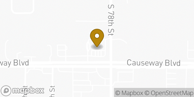 Map showing the location of Amazon Locker - Compassionate in Tampa, FL 33619