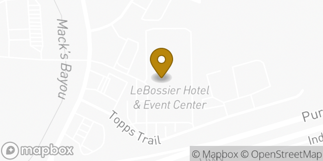Map showing the location of Ramada Bossier City in Bossier City, LA 71112