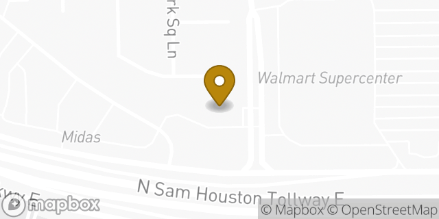 Map showing the location of Enterprise Rent-A-Car in Humble, TX 77396