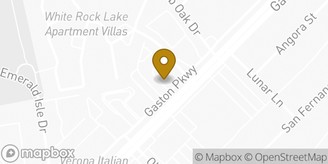 Map showing the location of Sonic Drive In in Dallas, TX 75218