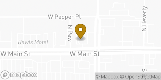 Map showing the location of McDonald's in Mesa, AZ 85201