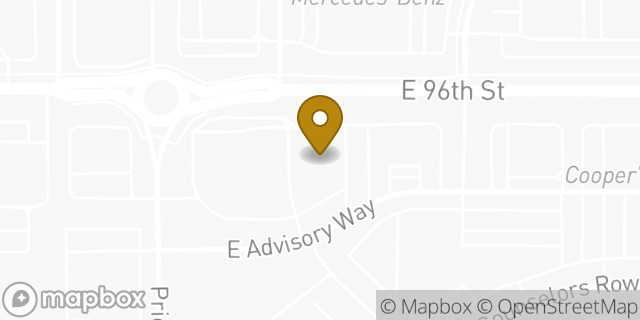 Map showing the location of BD CrossFit in Indianapolis, IN
