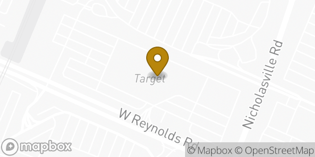 Map showing the location of ATM Target in Lexington, KY 40503